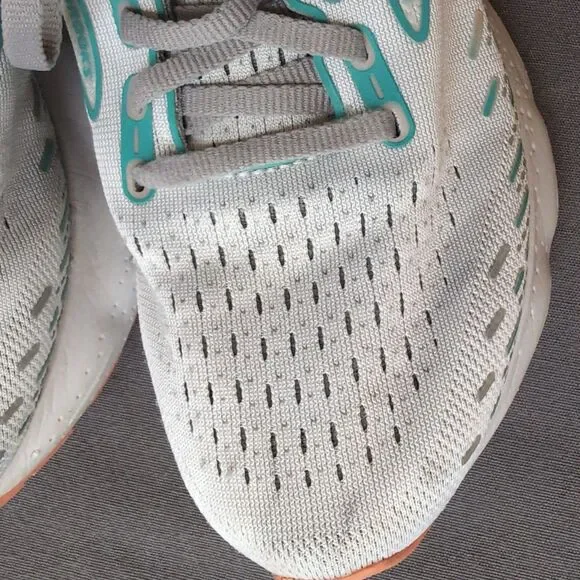 Brooks Glycerin 20 Womens Size 9.5B Gray Blue Athletic Running Shoes Sneakers - Picture 6 of 11